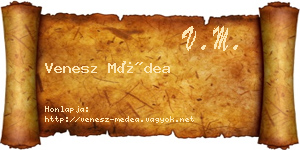 Venesz Médea névjegykártya
